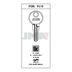 Llave en bruto JMA PJ-3 – vista agrupada