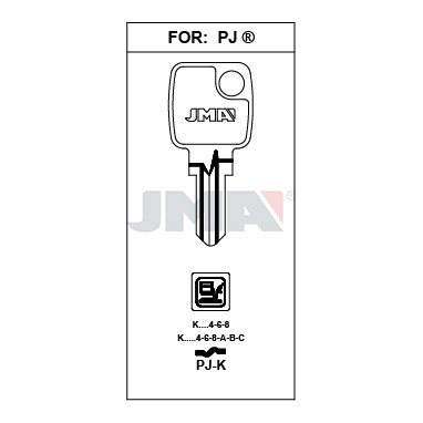 Llave en bruto JMA PJ-K – vista agrupada