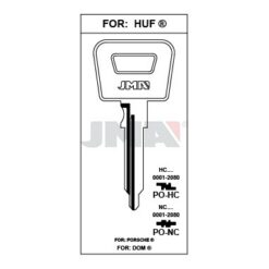 Llave en bruto JMA PO-NC – vista agrupada