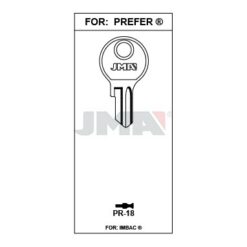 Llave en bruto JMA PR-18 – vista agrupada