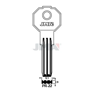Llave en bruto JMA PR-22