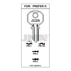 Llave en bruto JMA PR-3 – vista agrupada
