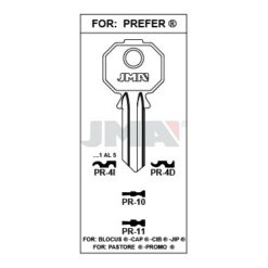 Llave en bruto JMA PR-4I – vista agrupada