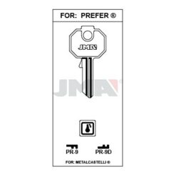 Llave en bruto JMA PR-9 – vista agrupada