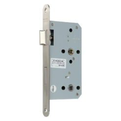 Protec | Cerradura de condena (WC) para proyectos | Frente inox o negro 24 mm