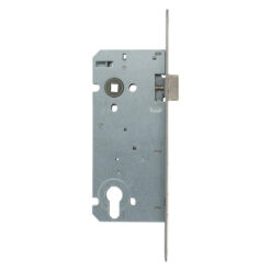 Protec | Cerradura para bombín para puertas de interior | Frente inox o negro