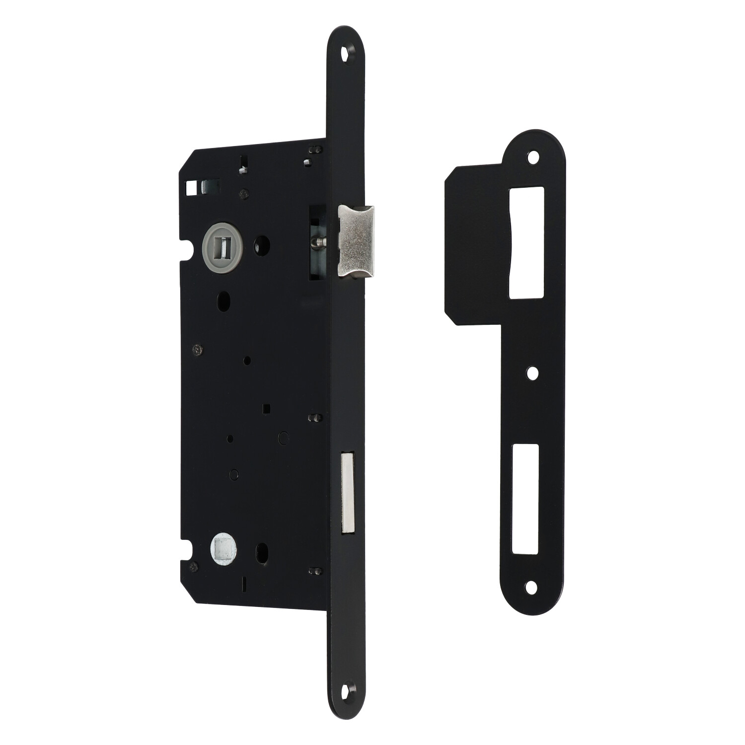 Protec | Cerradura de condena (WC) | Distancia entre ejes 116 mm | Inox o negro
