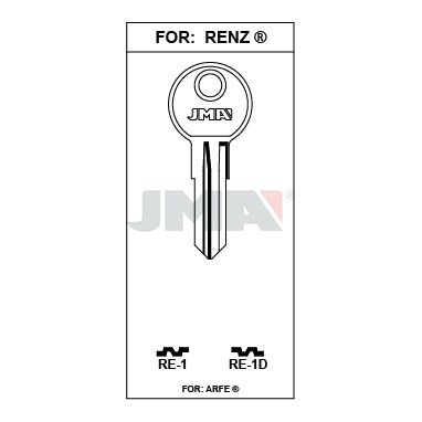 Llave en bruto JMA RE-1 – vista agrupada