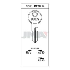 Llave en bruto JMA RE-2 – vista agrupada