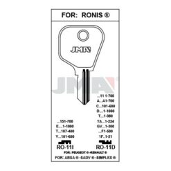 Llave en bruto JMA RO-11D – vista agrupada
