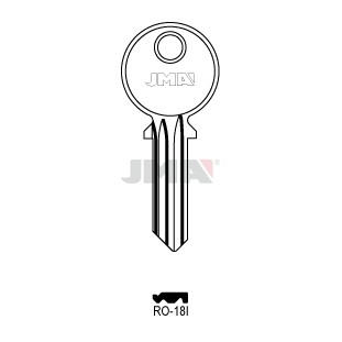 Llave en bruto JMA RO-18I