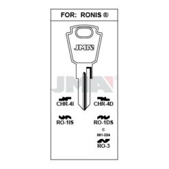 Llave en bruto JMA RO-1IS – vista agrupada