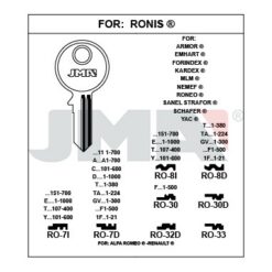 Llave en bruto JMA RO-30 – vista agrupada