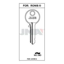 Llave en bruto JMA RO-34D – vista agrupada