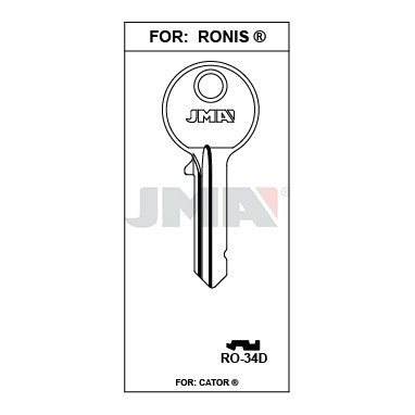 Llave en bruto JMA RO-34D – vista agrupada