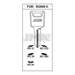 Llave en bruto JMA RO-37 – vista agrupada