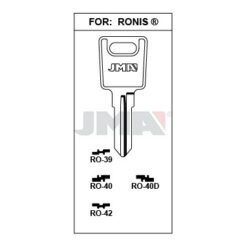 Llave en bruto JMA RO-40 – vista agrupada