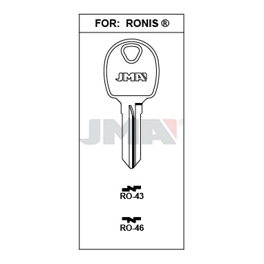 Llave en bruto JMA RO-43 – vista agrupada