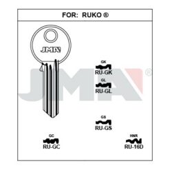 Llave en bruto JMA RU-GC – vista agrupada