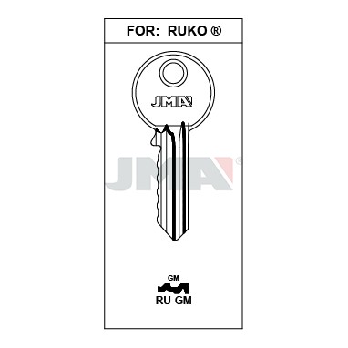Llave en bruto JMA RU-GM – vista agrupada