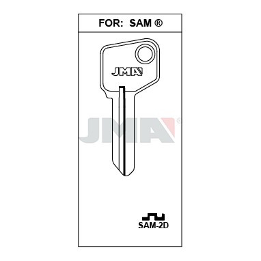 Llave en bruto JMA SAM-2D – vista agrupada