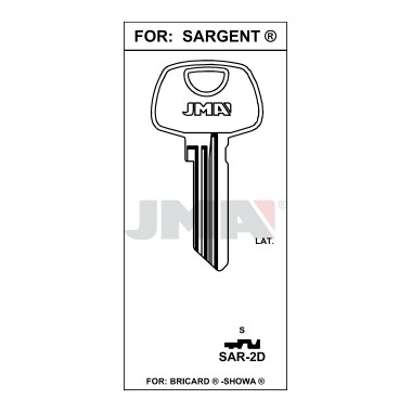 Llave en bruto JMA SAR-2D – vista agrupada