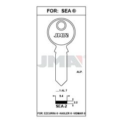 Llave en bruto JMA SEA-2 – vista agrupada