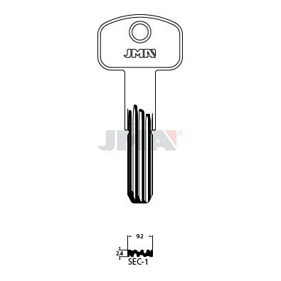 Llave en bruto JMA SEC-1