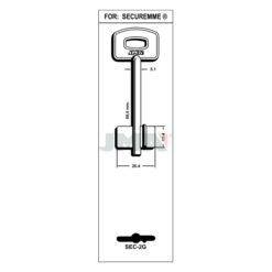 Llave en bruto JMA SEC-2G – vista agrupada