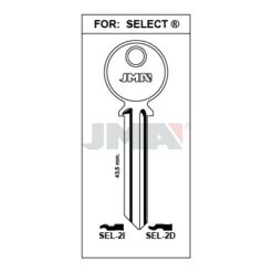 Llave en bruto JMA SEL-2I – vista agrupada