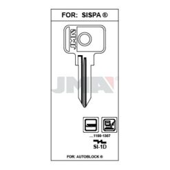 Llave en bruto JMA SI-1D – vista agrupada