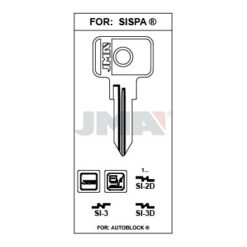 Llave en bruto JMA SI-3 – vista agrupada