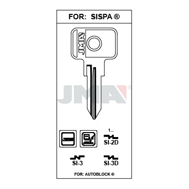 Llave en bruto JMA SI-3 – vista agrupada