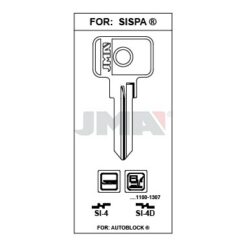 Llave en bruto JMA SI-4 – vista agrupada