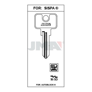 Llave en bruto JMA SI-5D – vista agrupada
