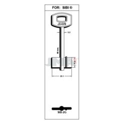 Llave en bruto JMA SIB-2G – vista agrupada