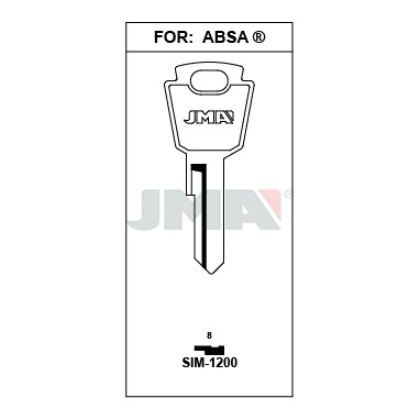 Llave en bruto JMA SIM-1200 – vista agrupada