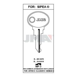 Llave en bruto JMA SIP-3 – vista agrupada