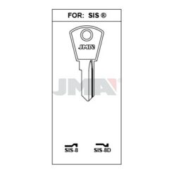 Llave en bruto JMA SIS-8D – vista agrupada