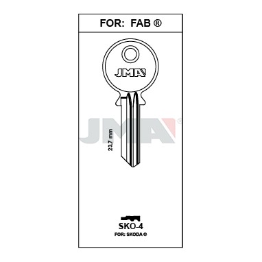 Llave en bruto JMA SKO-4 – vista agrupada