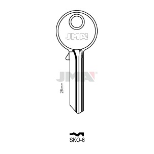 Llave en bruto JMA SKO-6