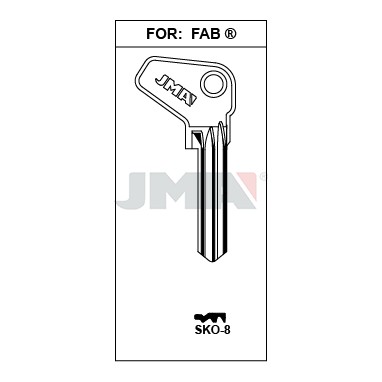 Llave en bruto JMA SKO-8 – vista agrupada