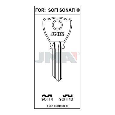 Llave en bruto JMA SOFI-4 – vista agrupada