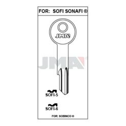 Llave en bruto JMA SOFI-5 – vista agrupada
