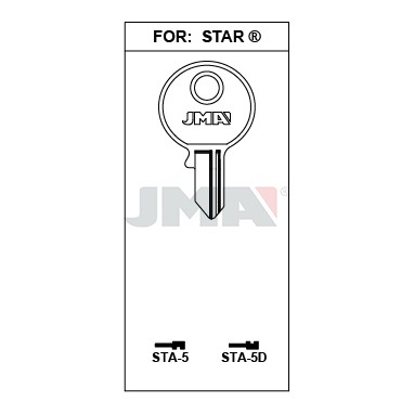 Llave en bruto JMA STA-5 – vista agrupada