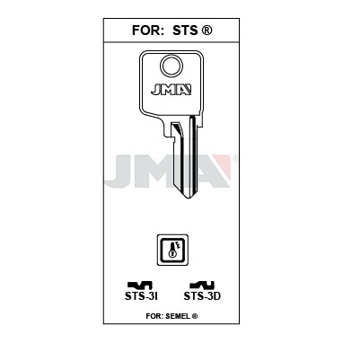 Llave en bruto JMA STS-3D – vista agrupada