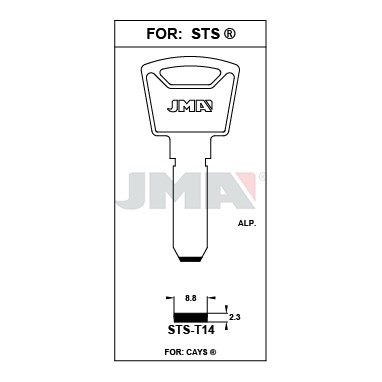 Llave en bruto JMA STS-T14 – vista agrupada