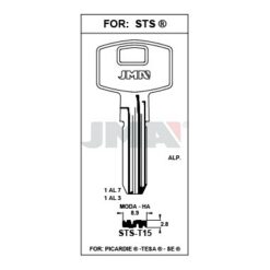Llave en bruto JMA STS-T15 – vista agrupada