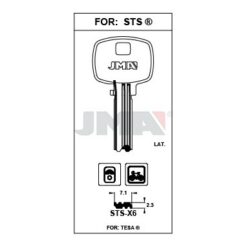 Llave en bruto JMA STS-X6 – vista agrupada