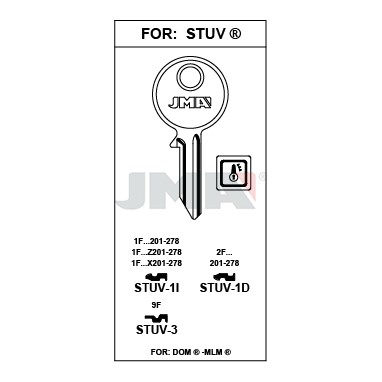 Llave en bruto JMA STUV-1I – vista agrupada